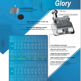 Mắc cài  tự buộc DTC GLORY  ( Glory Bracket set Roth 0.22 )